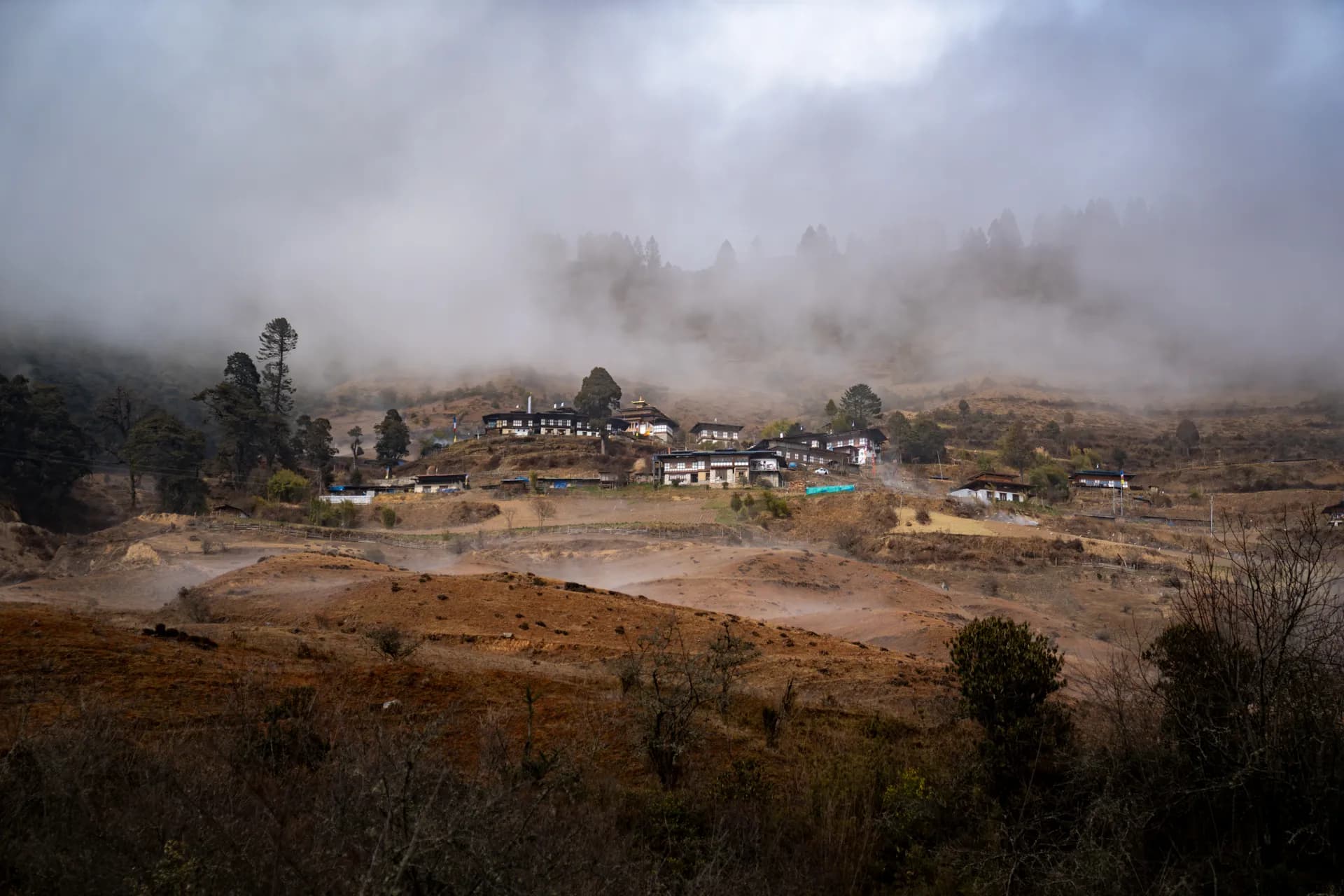 Historic section of the Trans Bhutan Trail