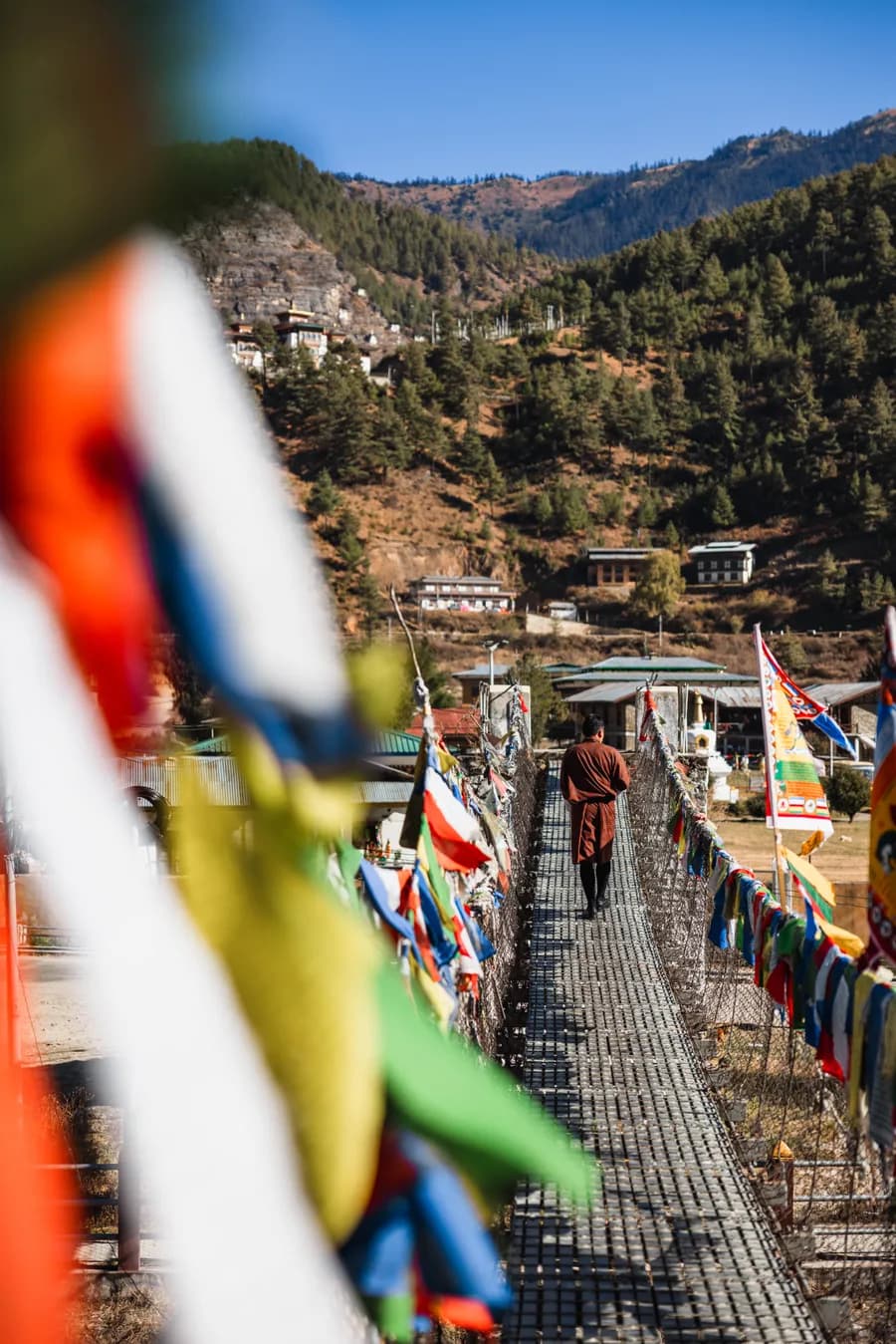 Camping above Paro valley on the Bumdra trail
