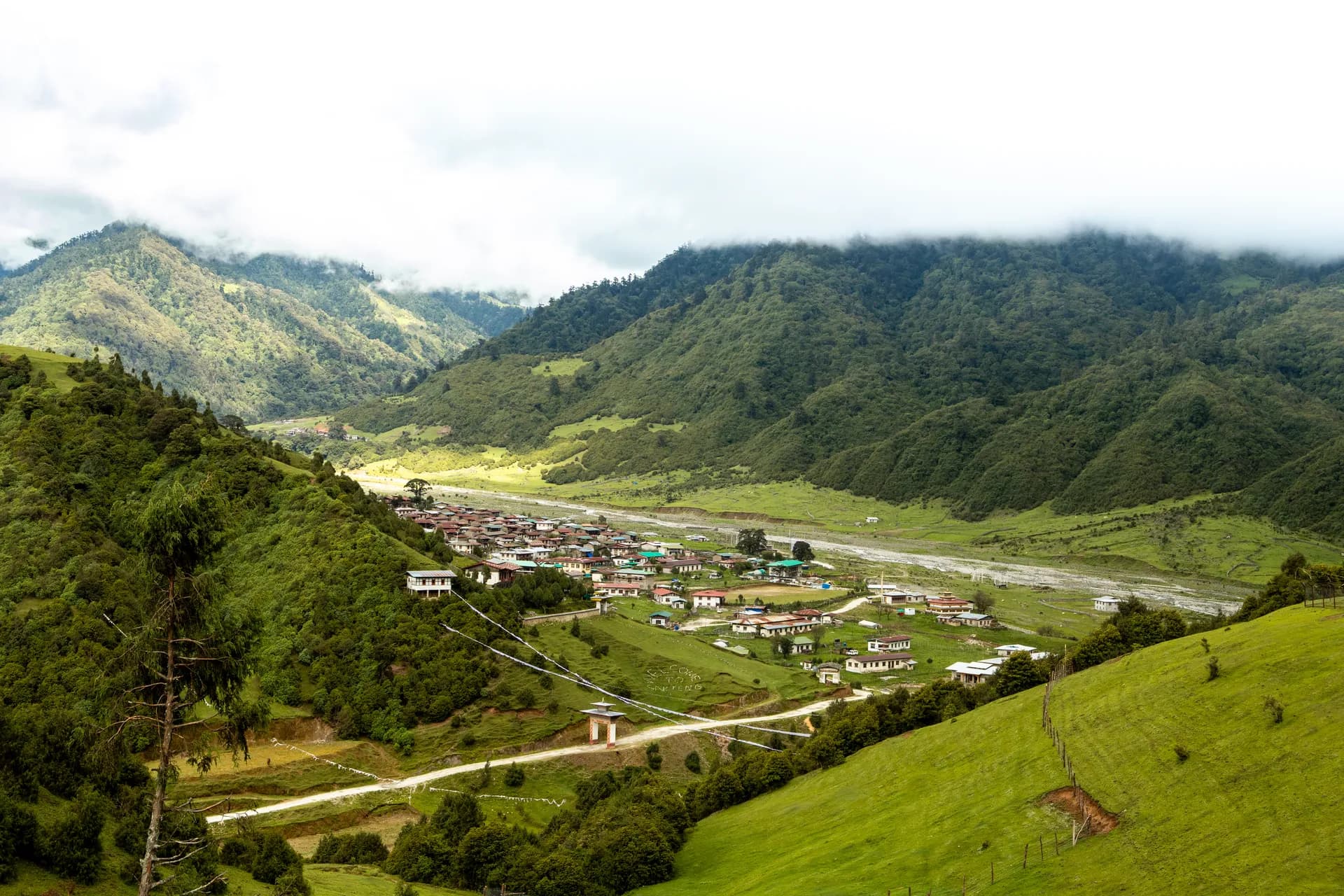 Sakteng valley in the remote eastern highlands