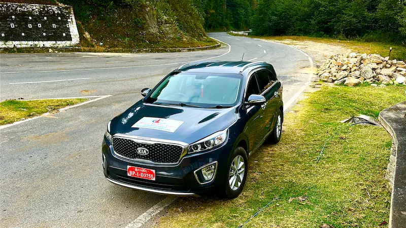 SUV transport service for guests travelling in Bhutan